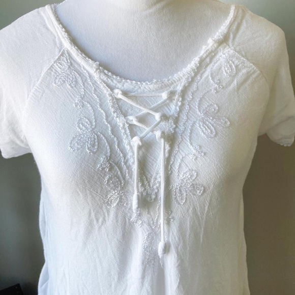 White fairycore renaissance dress - Picture 2 of 3